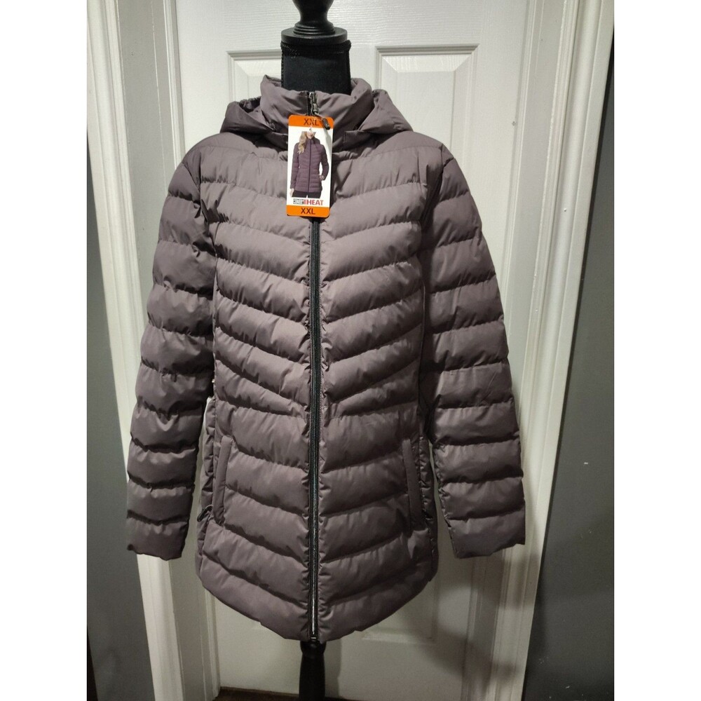 NEW 32 Degrees Heat XXL Women's Removable Hood 4-way lightweight Puffer Jacket - Picture 5 of 11